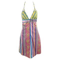 Christian Lacroix Vintage Multicolored Sexy y2k 90s Multicolored Dress