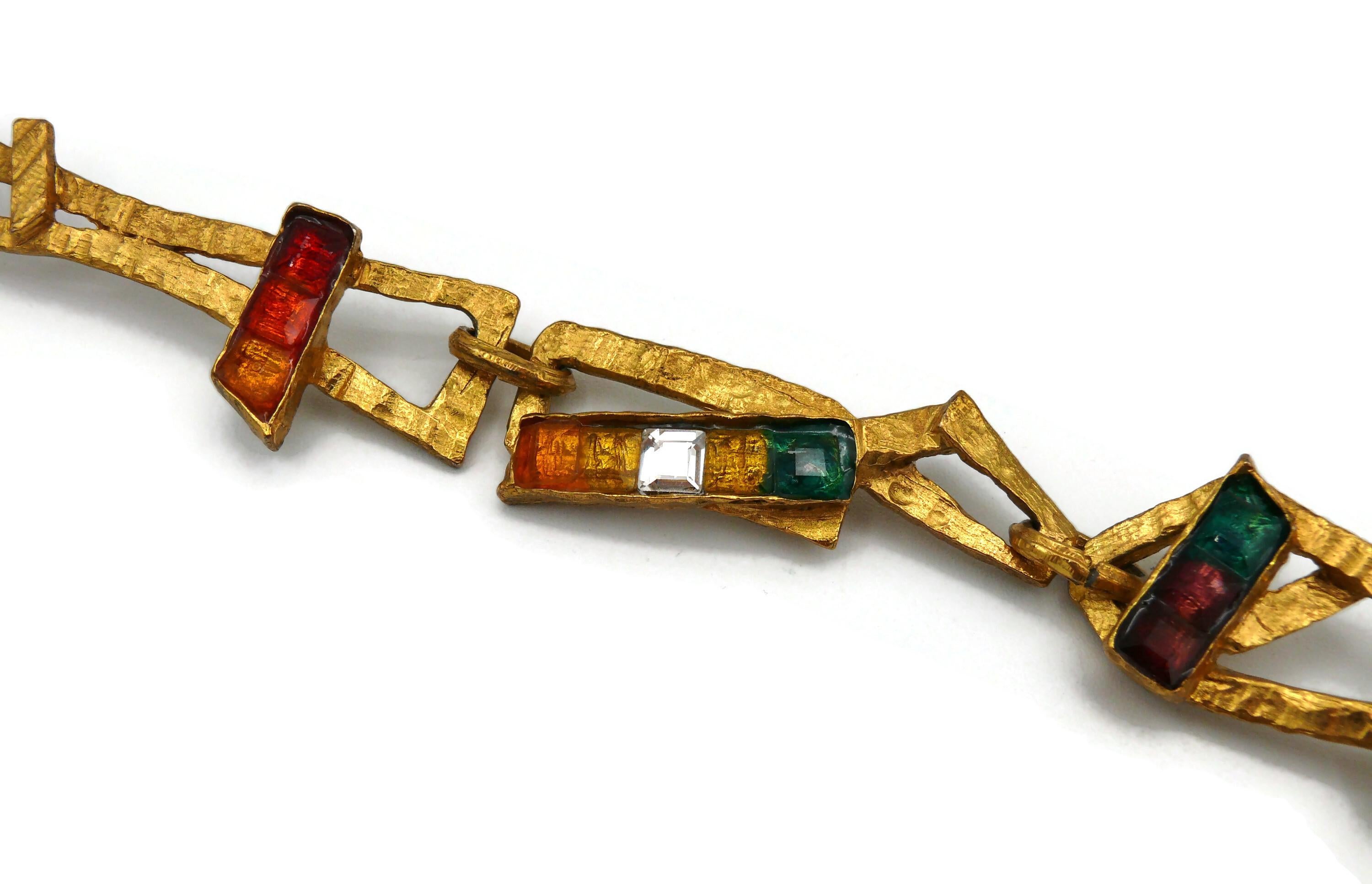 Women's CHRISTIAN LACROIX Vintage Necklace Rainbow Collection For Sale