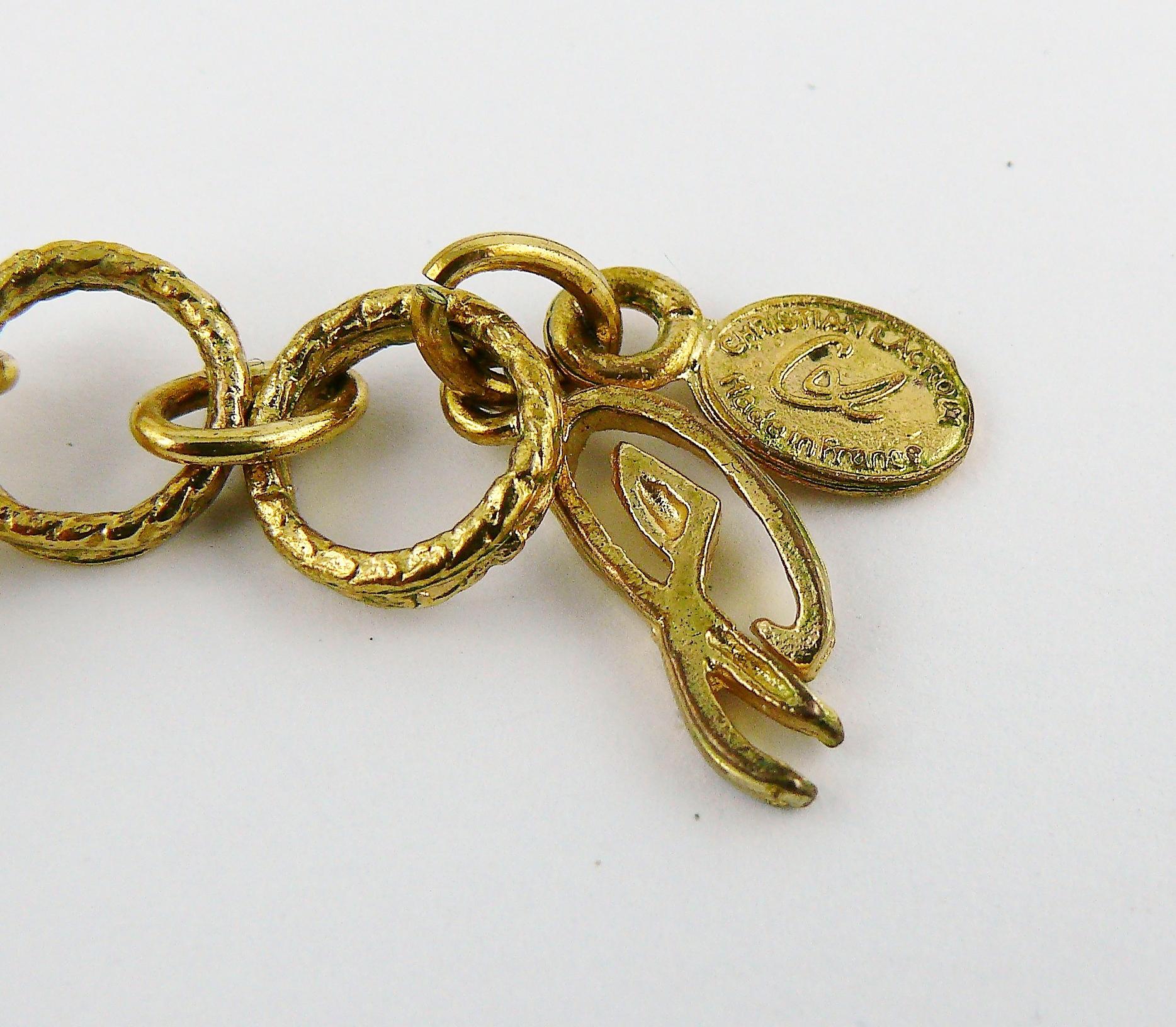 Christian Lacroix Vintage Opulent Jewelled Necklace 5