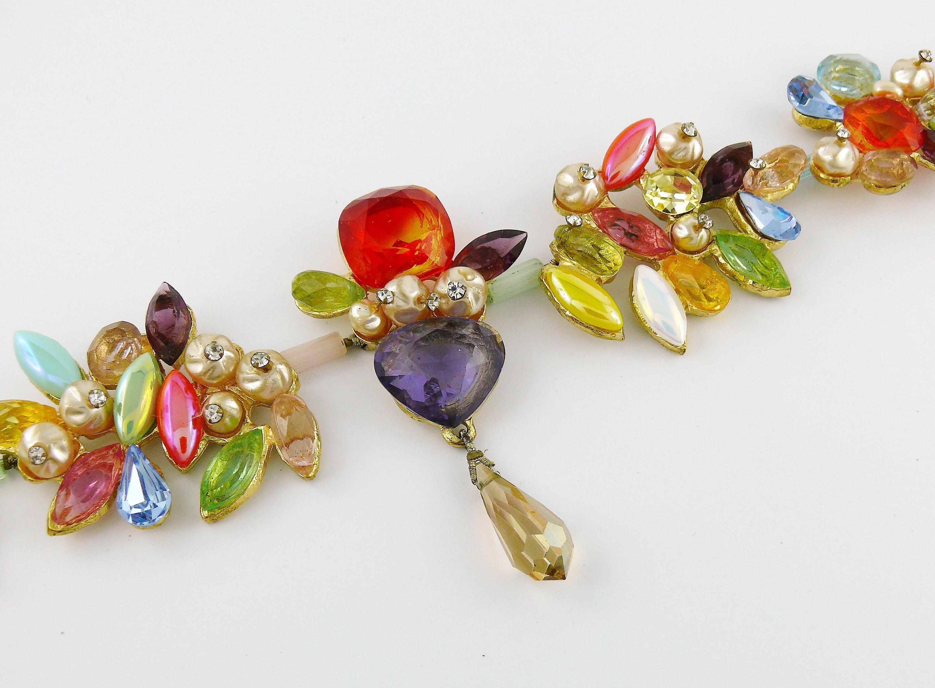 Women's Christian Lacroix Vintage Opulent Jewelled Necklace