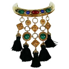 Christian Lacroix Vintage Rare Ethnic Inspired Torque Necklace