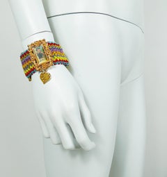 Christian Lacroix Vintage Rare Flamenco Cameo Bracelet