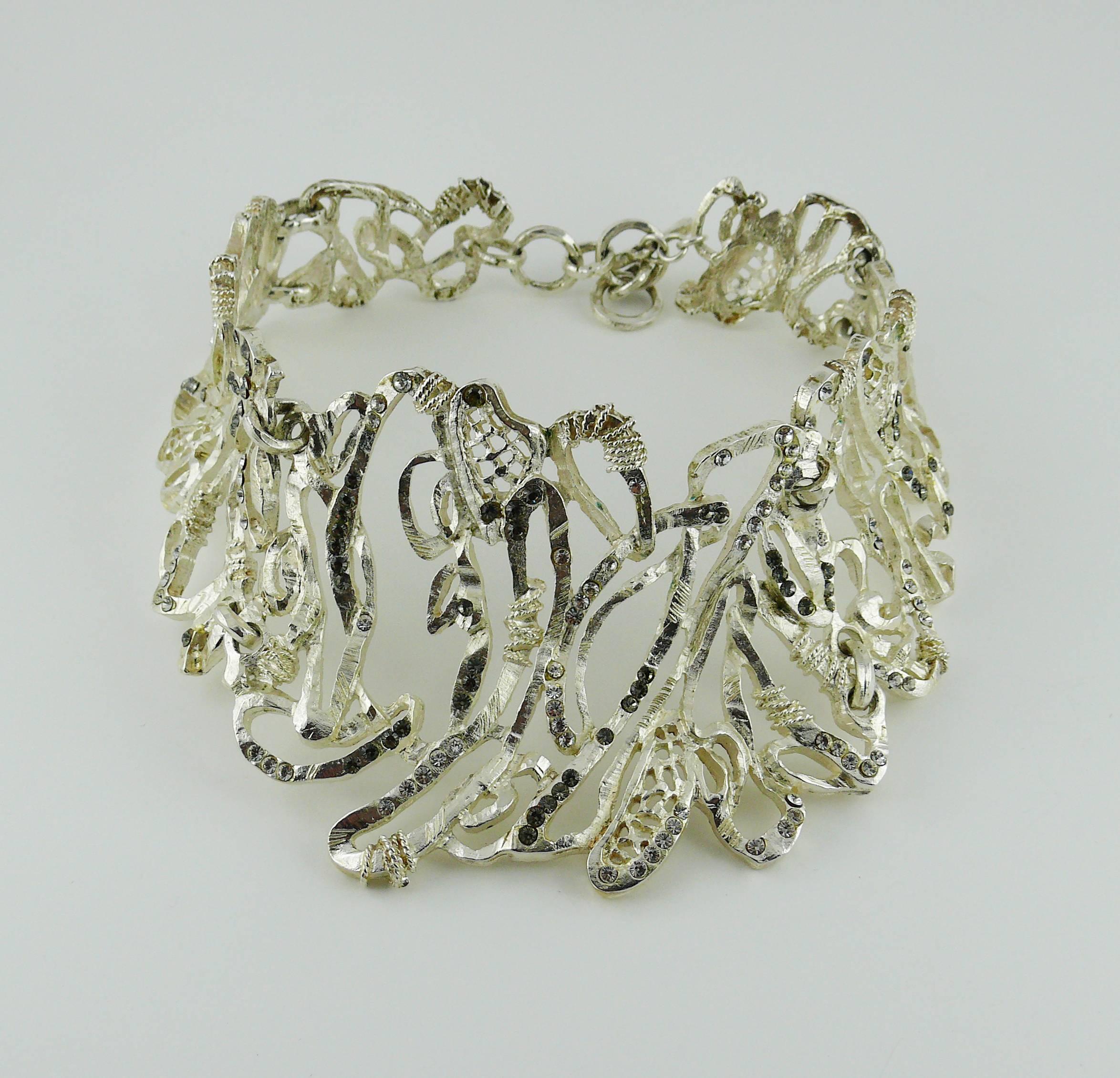 Women's Christian Lacroix Vintage Rare Opulent Jewelled Choker Necklace