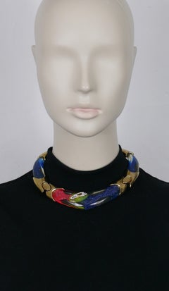 CHRISTIAN LACROIX Vintage Resin Choker Necklace