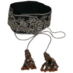 Christian Lacroix Vintage Sequined Obi Belt