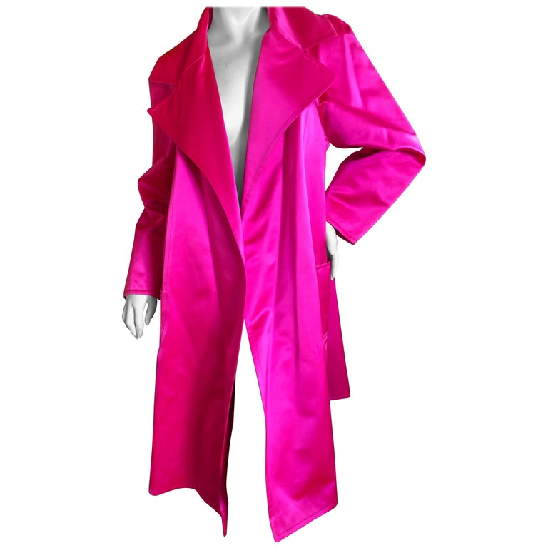 shocking pink coat