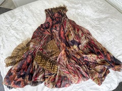 Christian Lacroix vintage silk multicolor gown