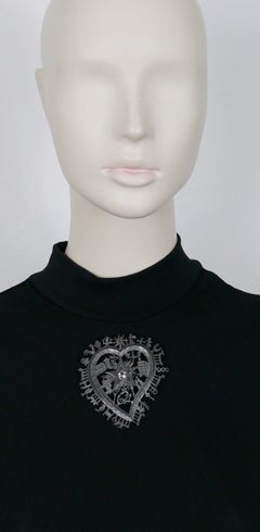 Christian Lacroix Vintage Symbolic Brooch Pendant