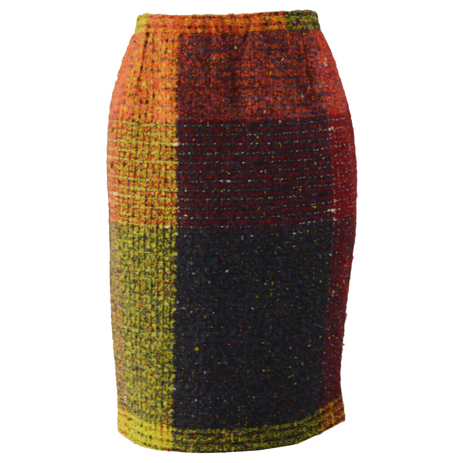 Christian Lacroix Vintage Wool Boucle Skirt