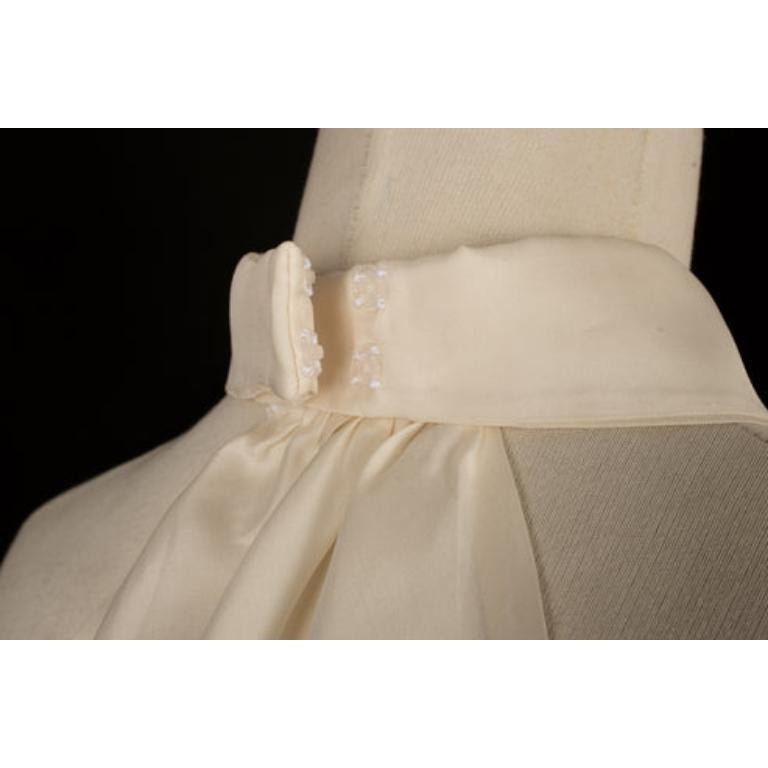 Christian Lacroix White Blended Cotton Top 2