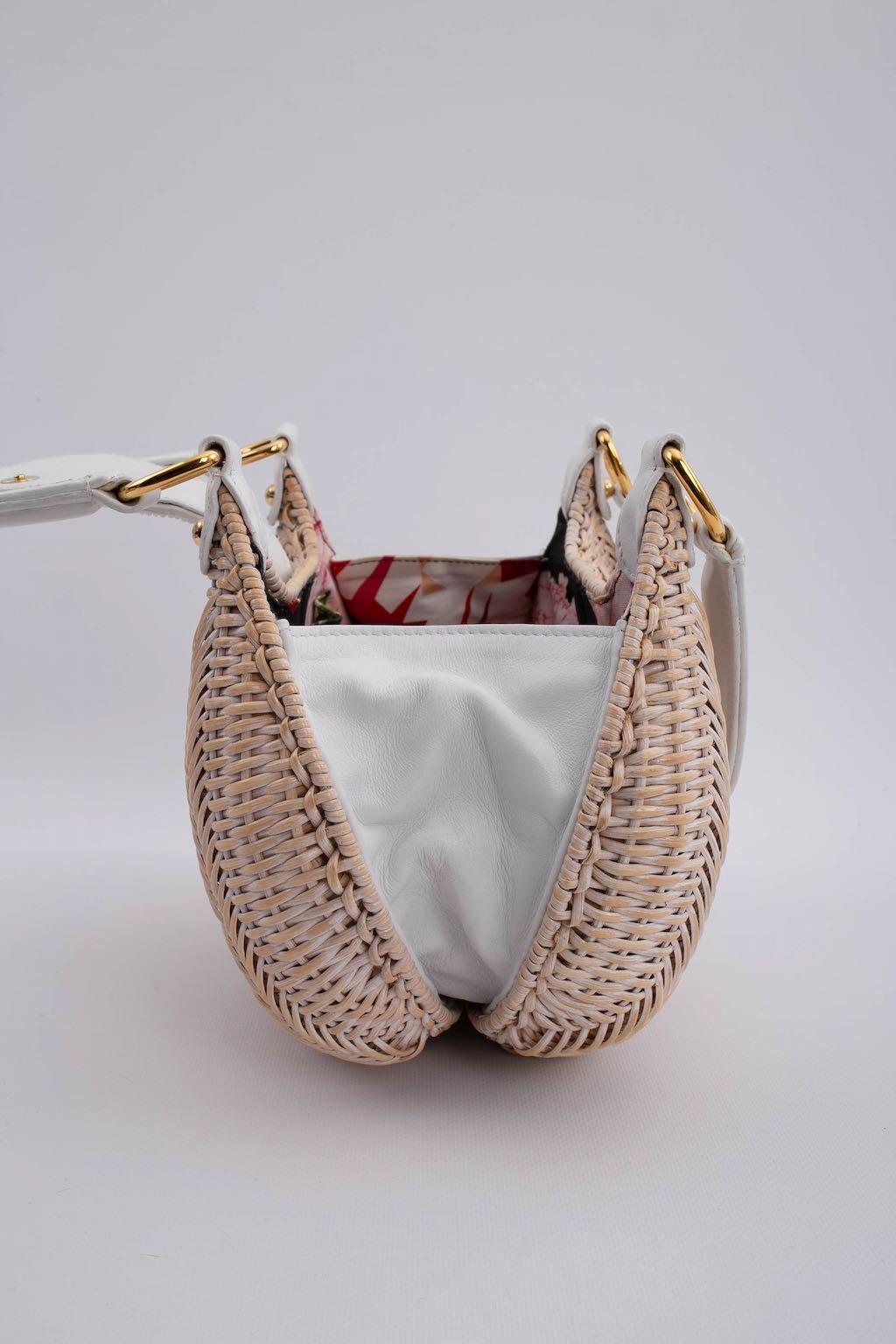 Christian Lacroix Wicker Bag For Sale 6