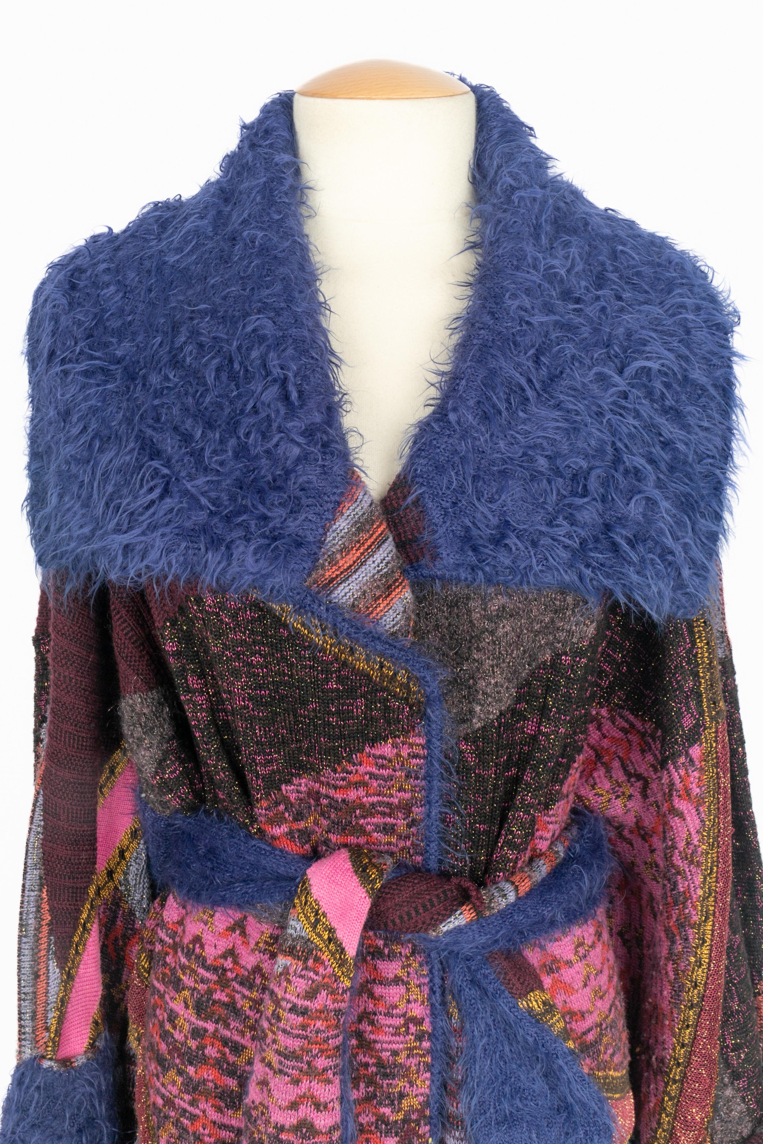 Grigio Cappotto in lana di Christian Lacroix in vendita