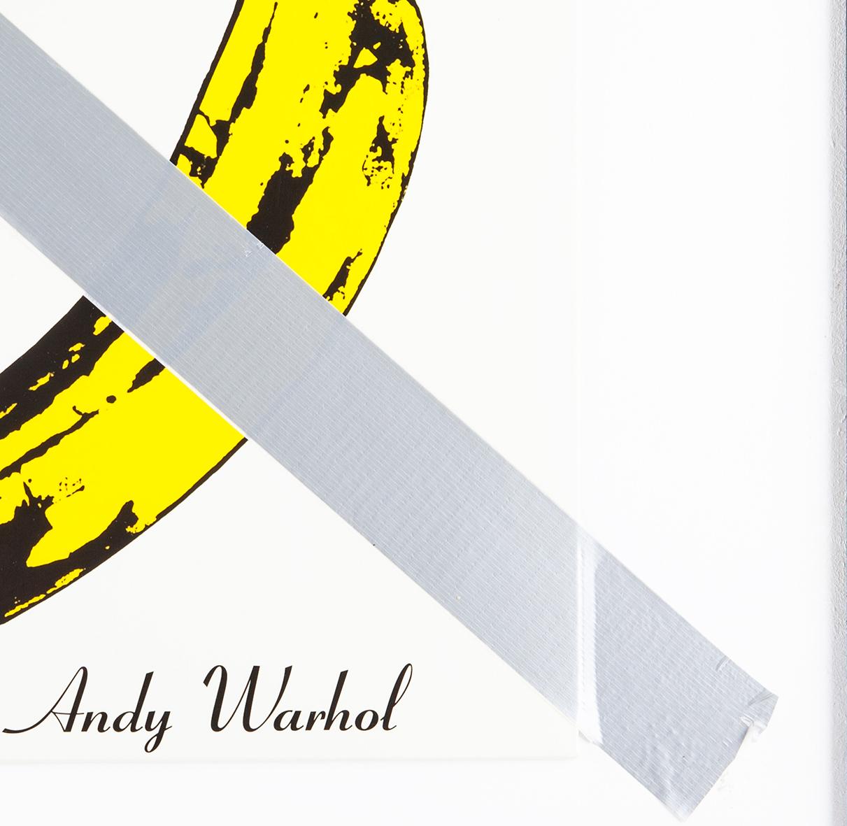Christian Legier - Bananart - Andy Warhol - Velvet Underground In Excellent Condition For Sale In Saint ouen, FR