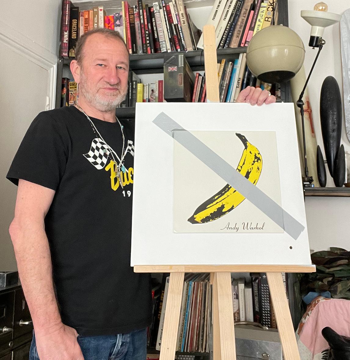 Contemporary Christian Legier - Bananart - Andy Warhol - Velvet Underground For Sale