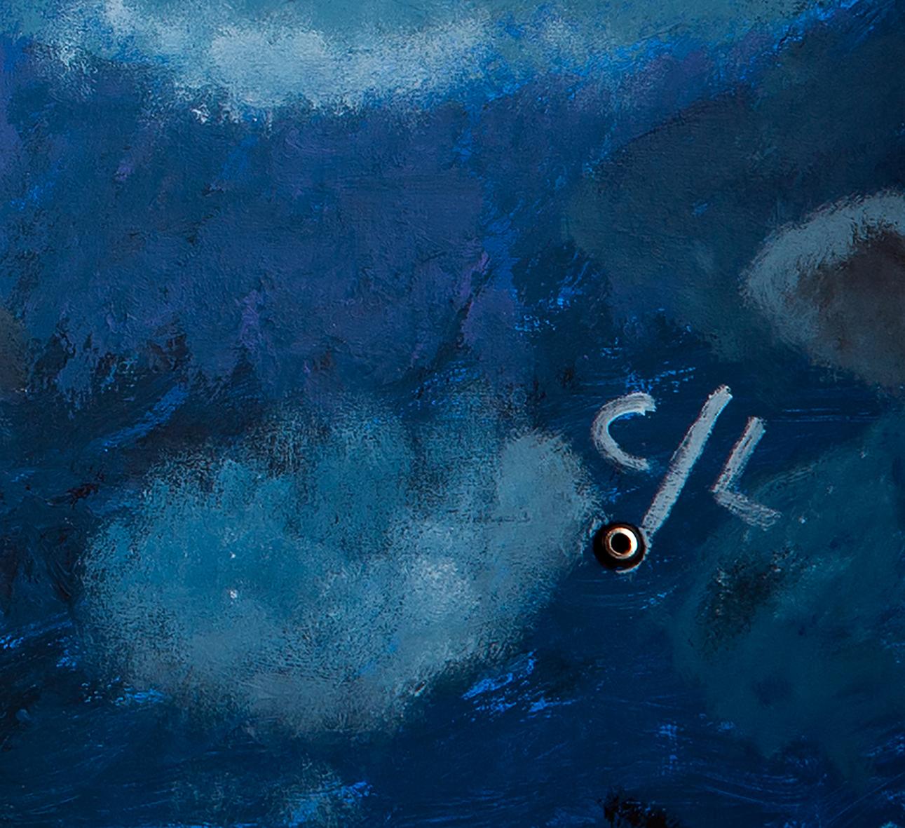  Christian Legier - Bleu Ciel Mer - Brel
Malerei, Collage

Einzigartige Arbeit
Ich gestalte die Erweiterung der Vinylhülle und passe sie meiner Welt an. In dem Gemälde befindet sich ein Klinkenstecker, mit dem man sich das Album anhören kann. Auf