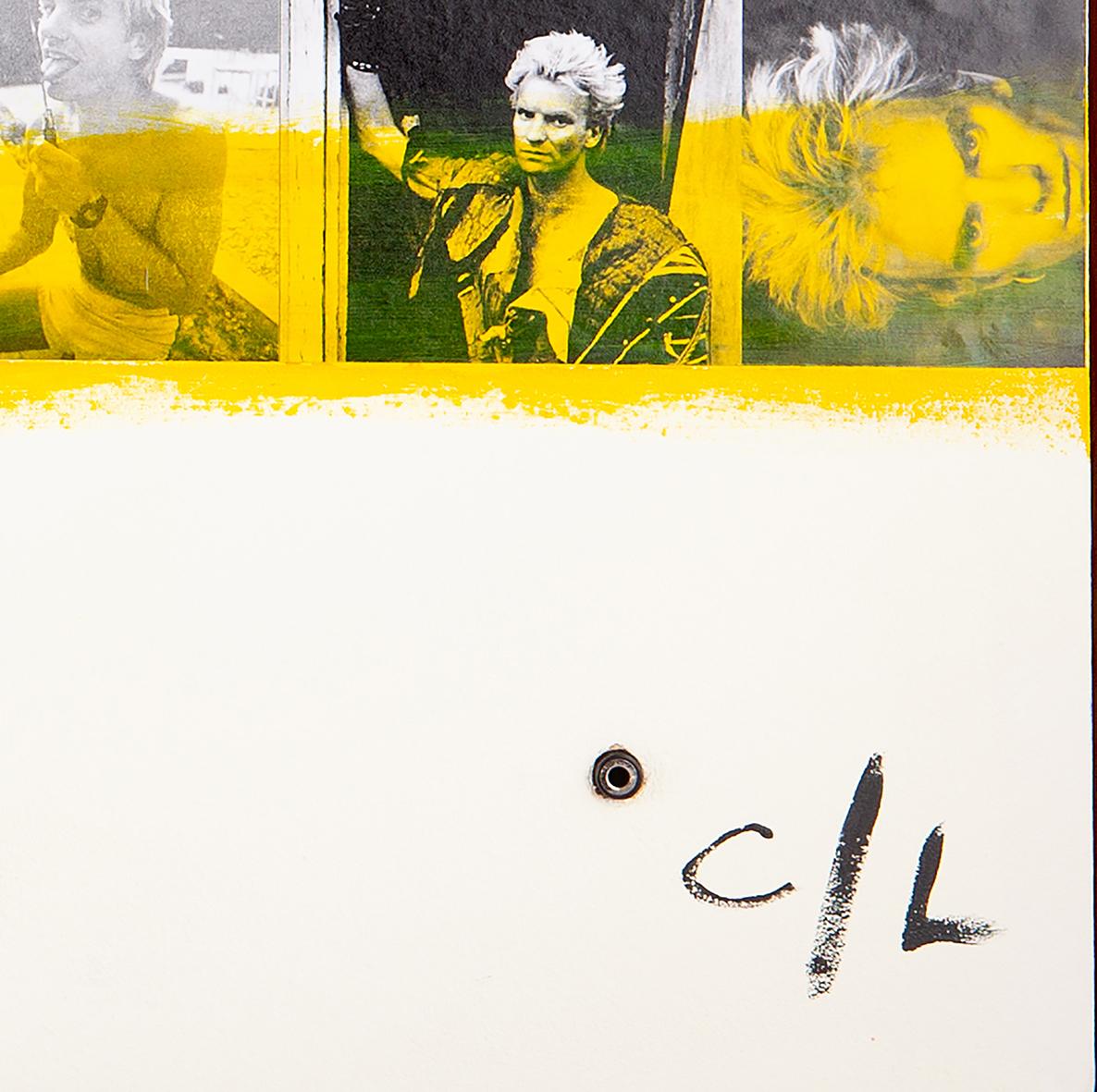 
Christian Legier -  SYNCHRO
85 x 55 cm
Un lavoro unico
Creo l'espansione della custodia del vinile, adattandola al mio mondo. Nel quadro c'è un jack per ascoltare l'album. In questo modo, la mia arte può anche essere ascoltata.
tecnica