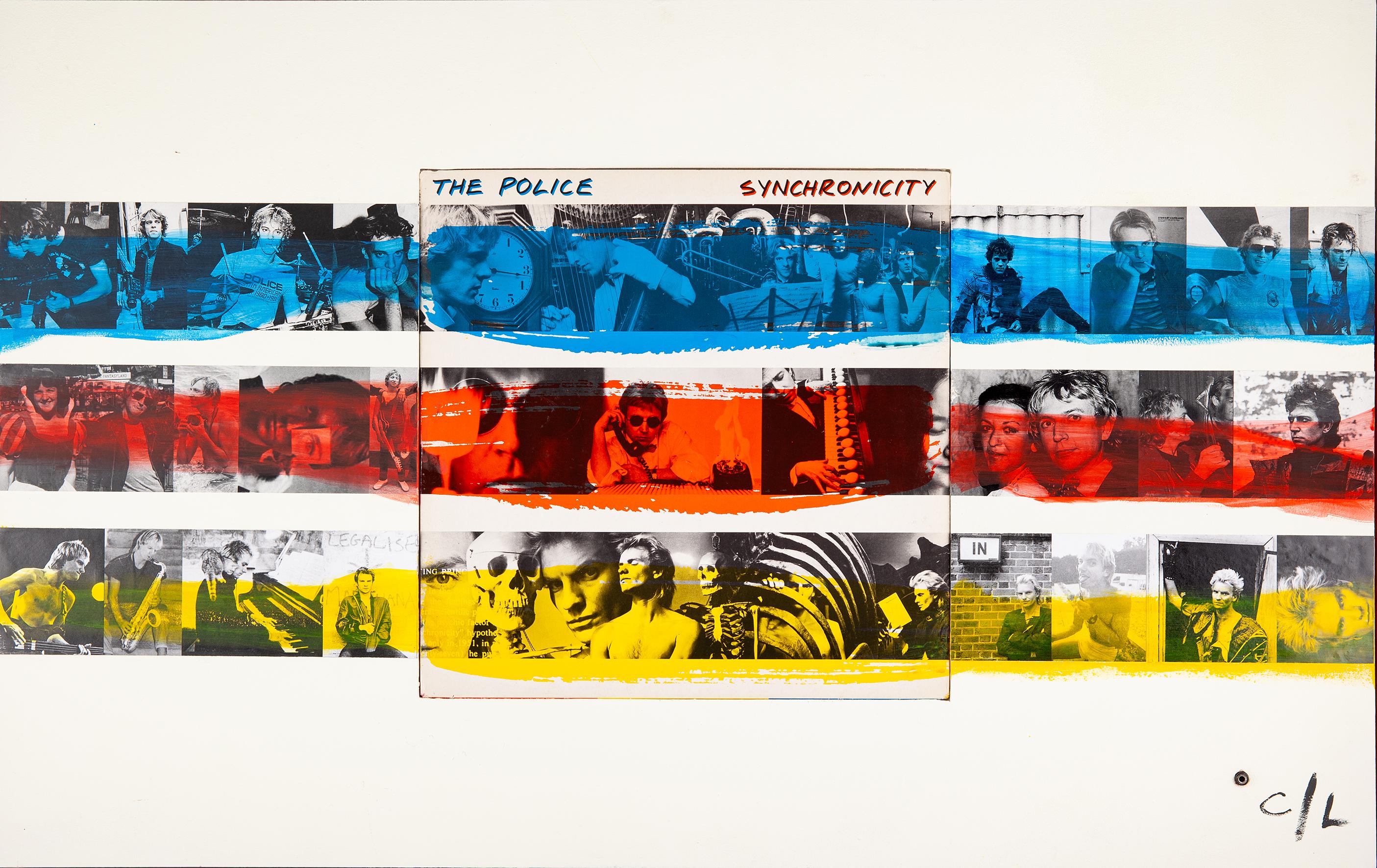 Carta Christian Legier - Synchro - The Police - Sting in vendita