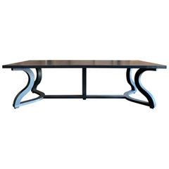 Christian Liagre Misaine Espresso Brown Walnut Dining Table