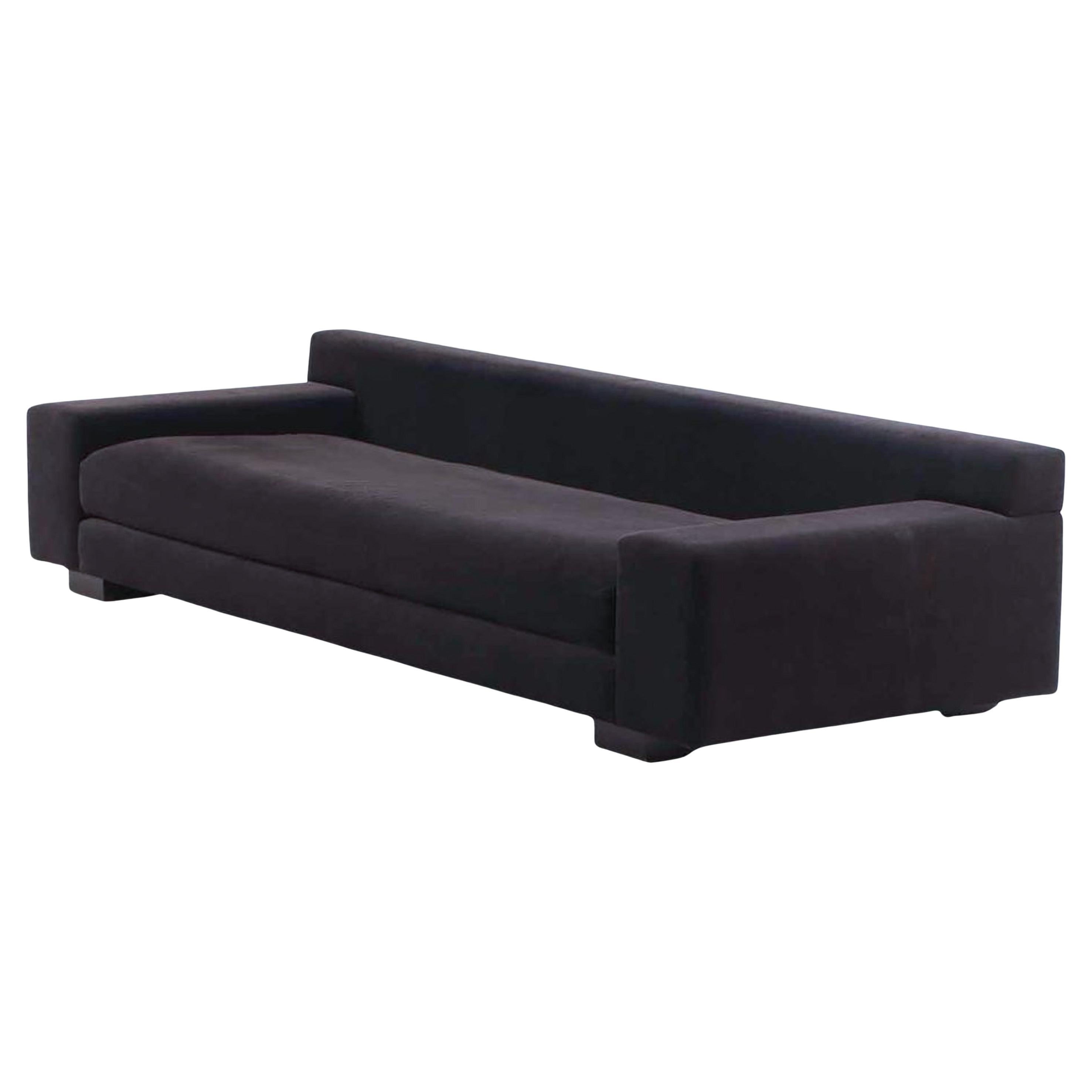Christian Liaigre Augustin Sofa in Navy Blue