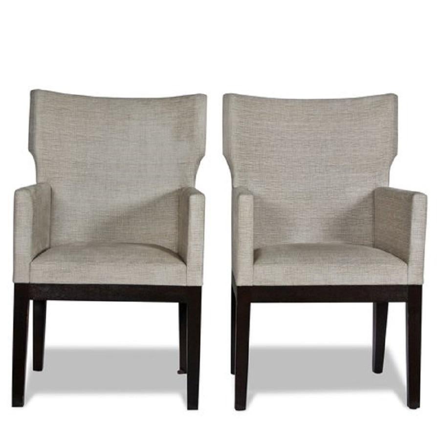 Christian Liaigre Barbuda Armchairs by Holly Hunt, a Pair In Good Condition In New York, NY