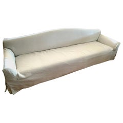 Christian Liaigre Basse Terra Linen Slpicovered Sofa for Holly Hunt