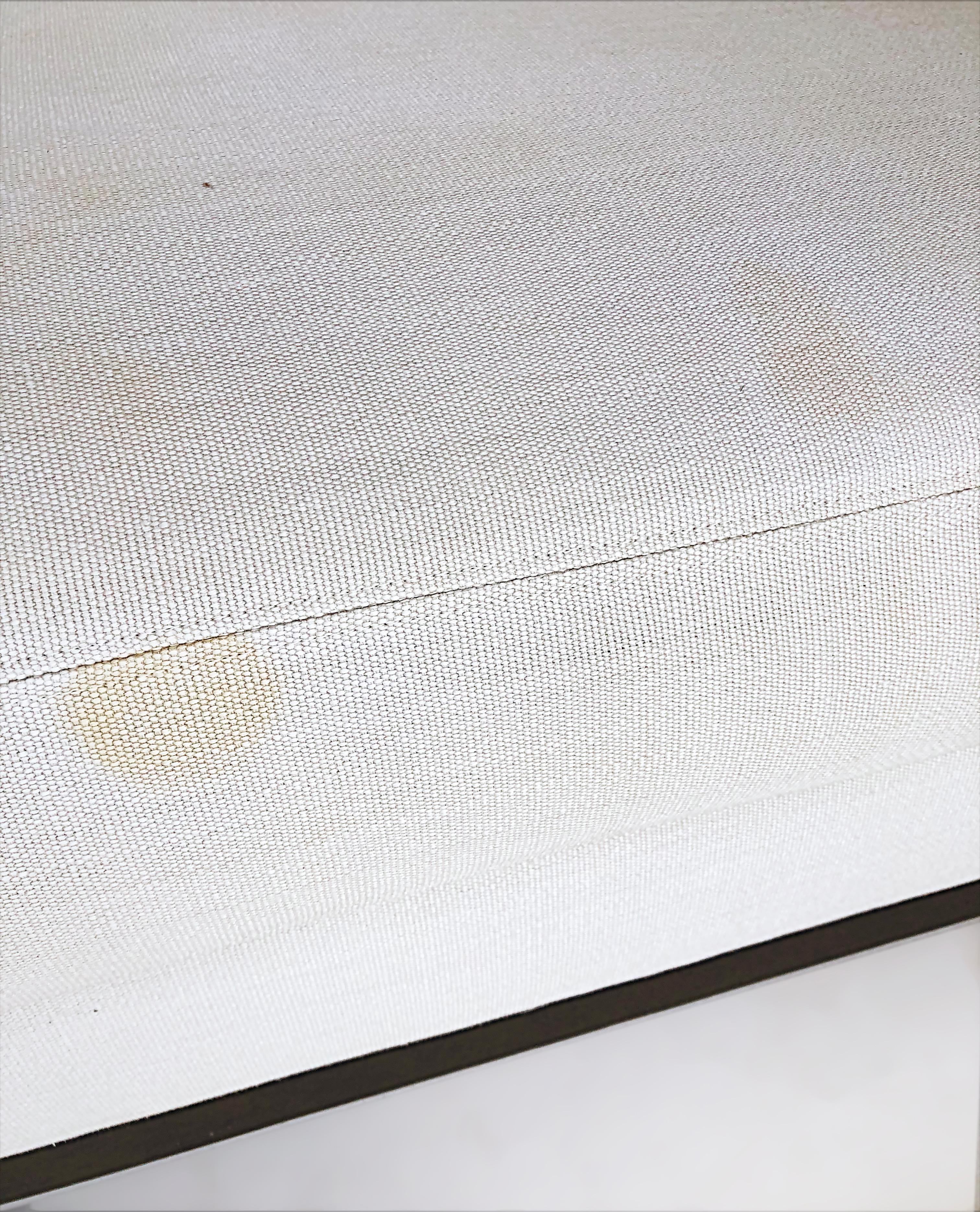 Christian Liaigre Beluga Sofa, Ebonized Wood w/Liaigre Belgian Linen Upholstery 2