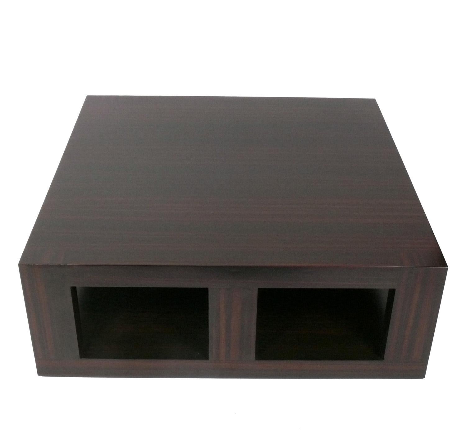 Large Scale Clean Lined coffee table, designed by Christian Liaigre, circa 2000s. 