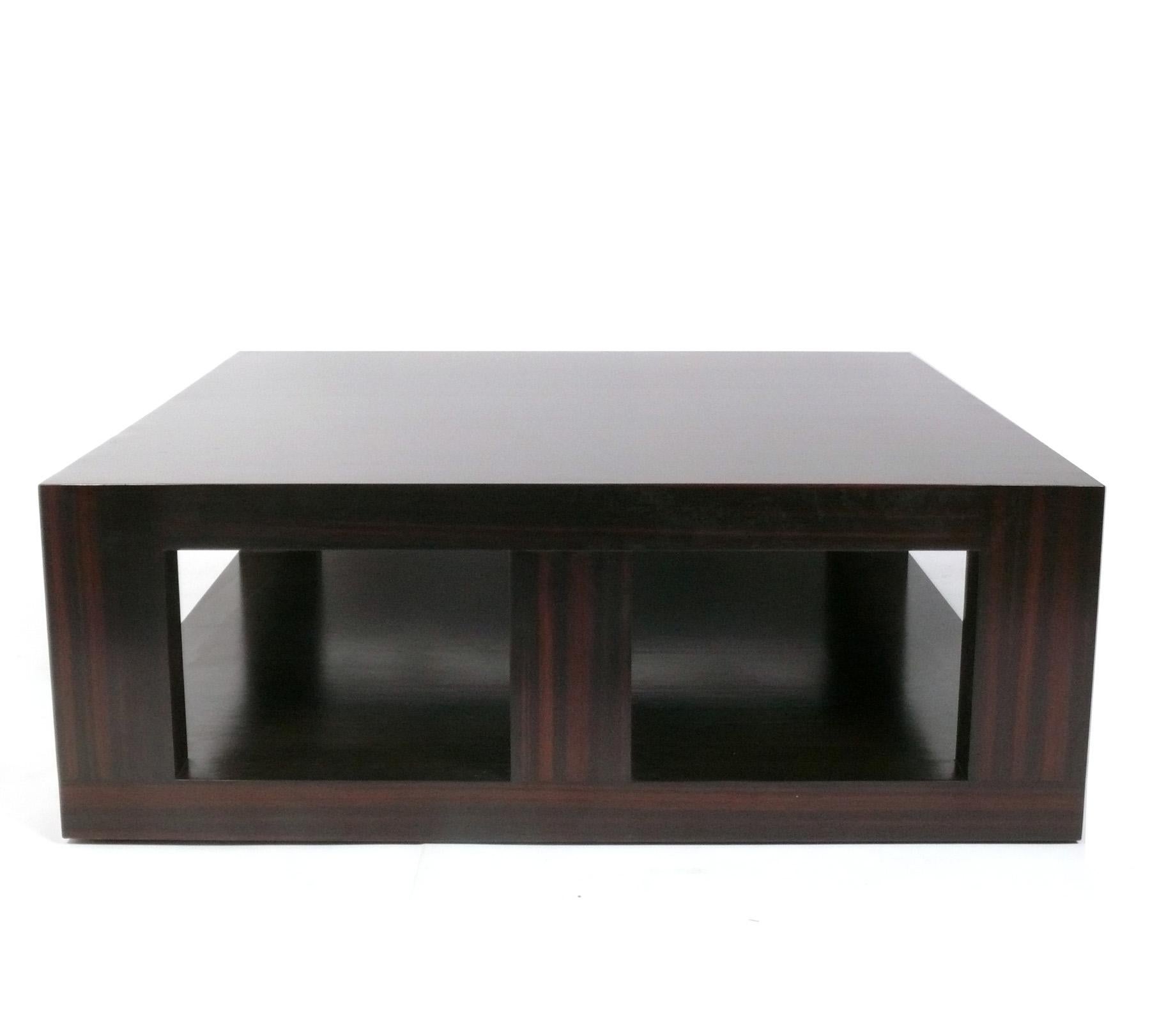 Mid-Century Modern Christian Liaigre Clean Lined Coffee Table For Sale