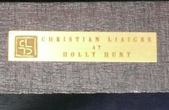 Christian Liaigre Clean Lined Modern Lounge Chairs Mid Century Style Reupholster