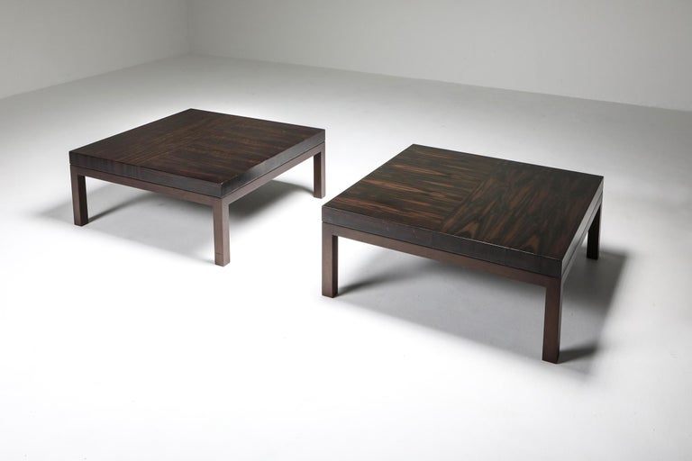 Christian Liaigre Coffee Tables in Mahogany In Excellent Condition For Sale In Antwerp, BE