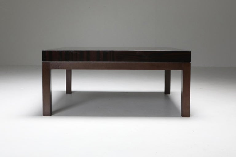 Christian Liaigre Coffee Tables in Mahogany For Sale 2