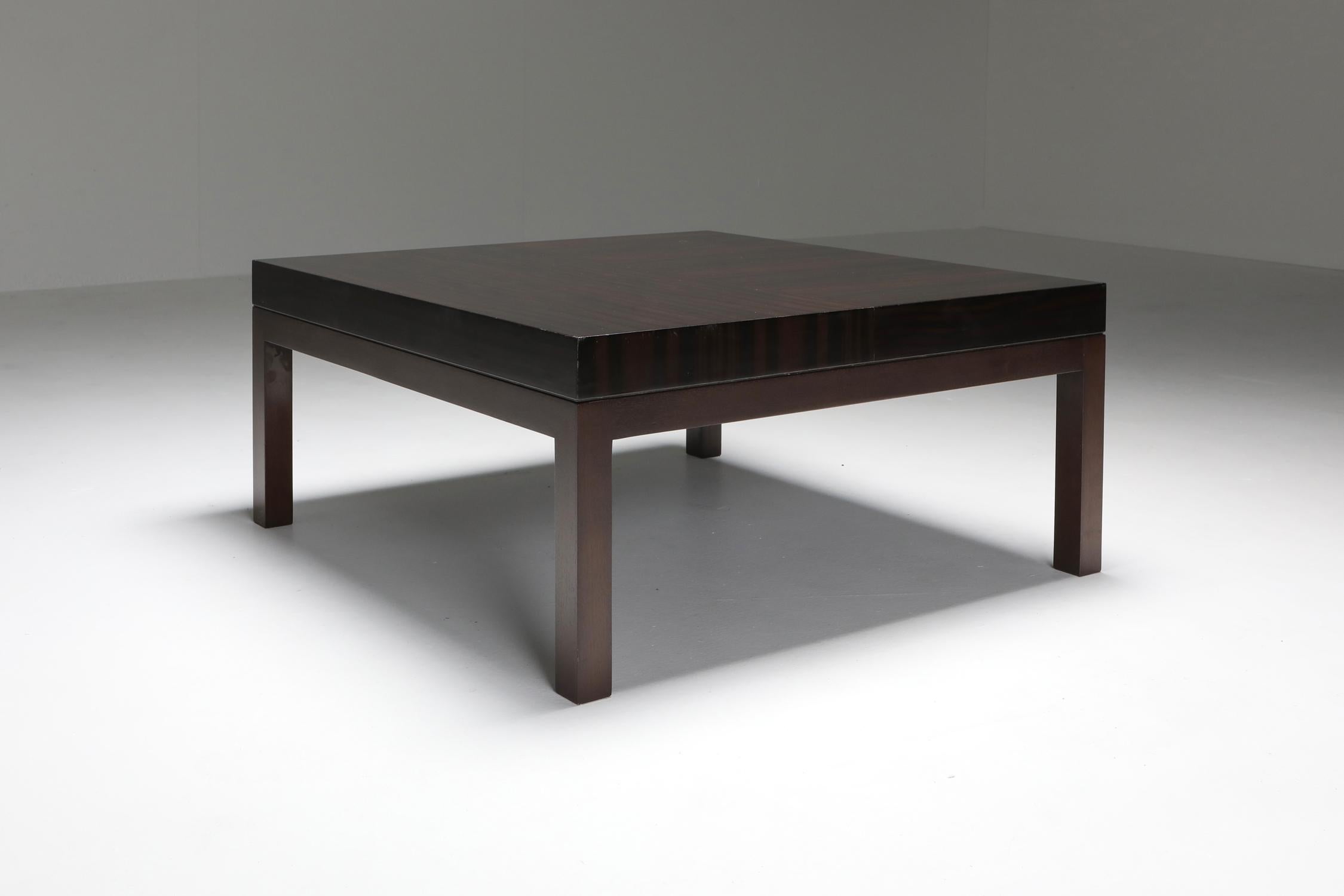 Christian Liaigre Coffee Tables in Mahogany - 1990s For Sale 1