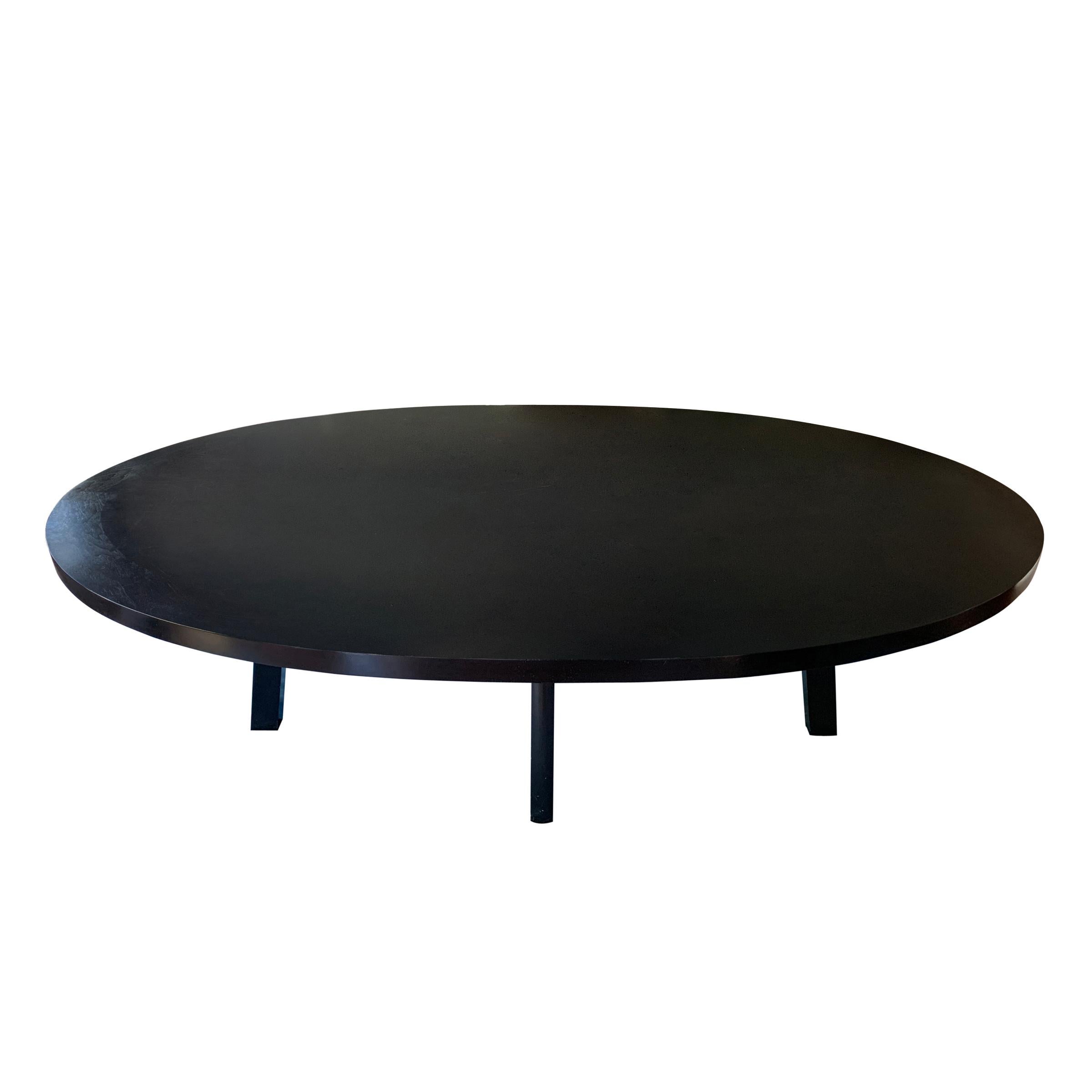 Modern Christian Liaigre Designed Oval Dining Table