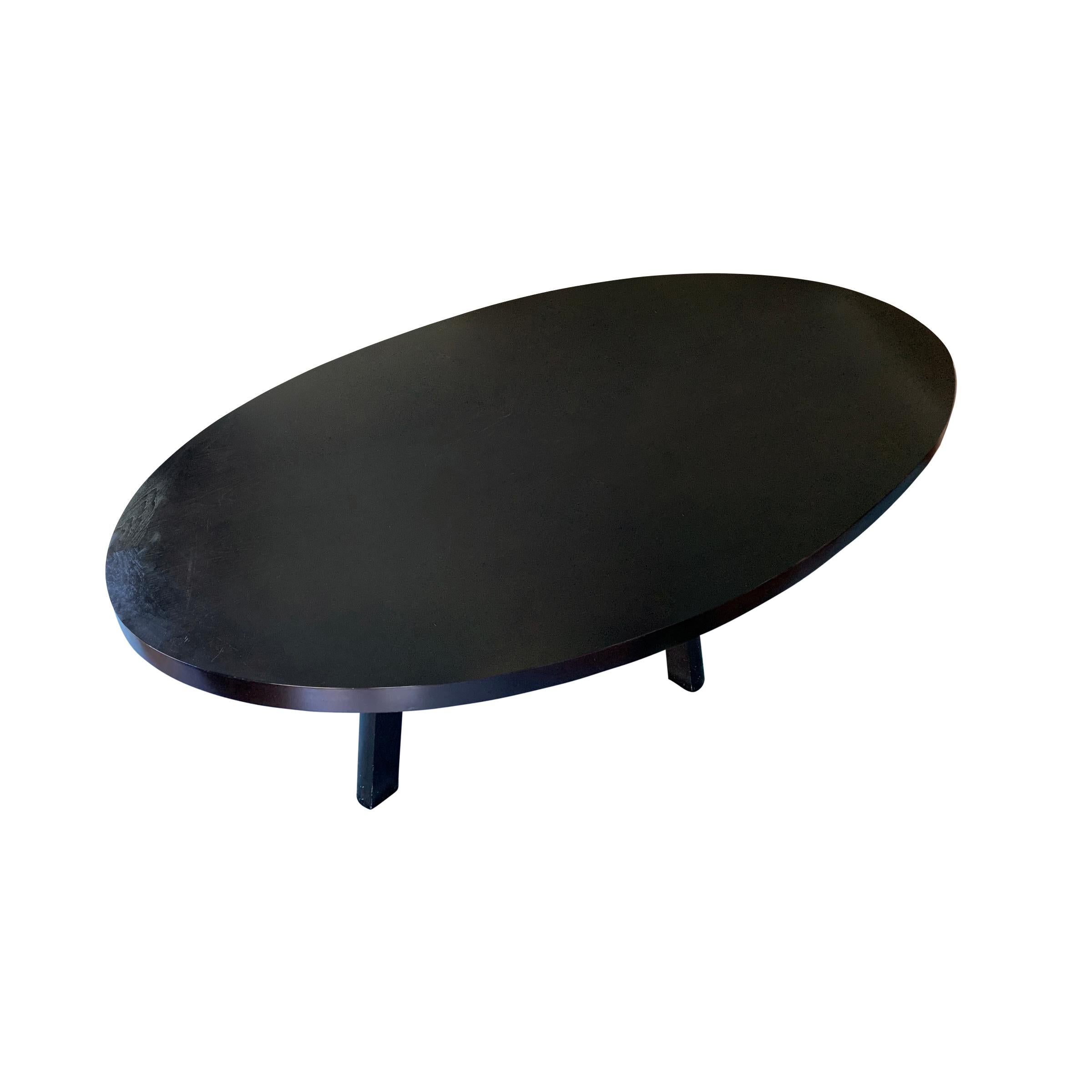 Christian Liaigre Designed Oval Dining Table In Good Condition In Chicago, IL