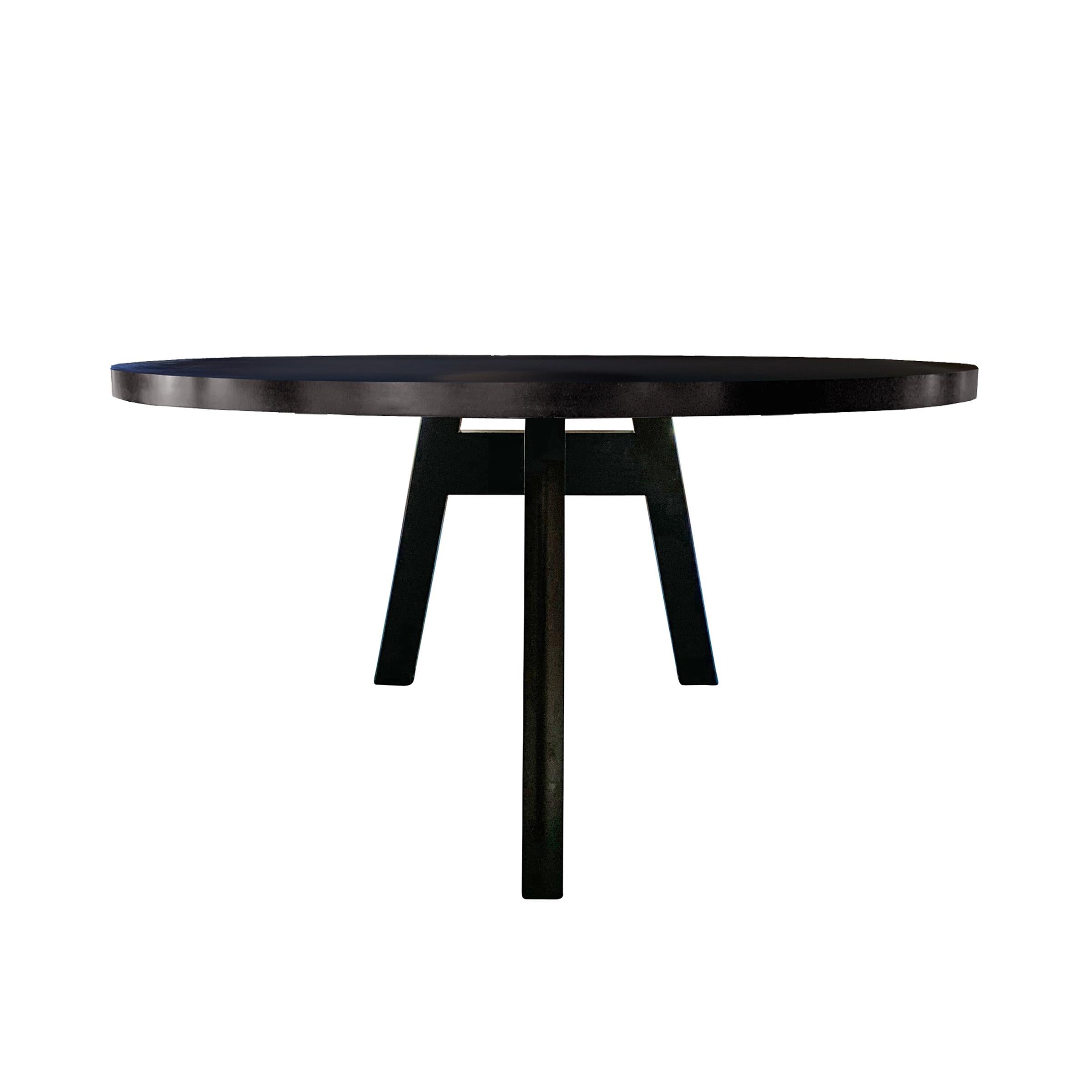 Oak Christian Liaigre Designed Oval Dining Table