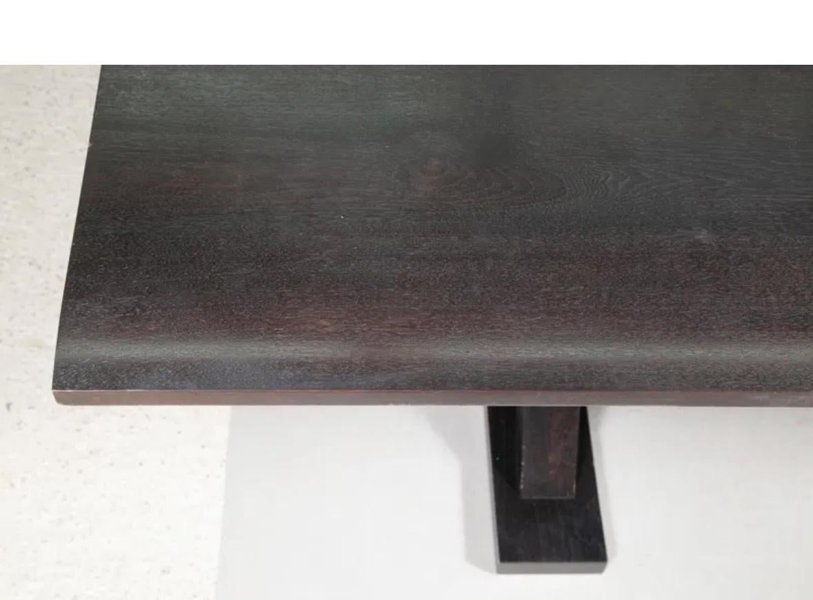 French Christian Liaigre Ebonized Oak 