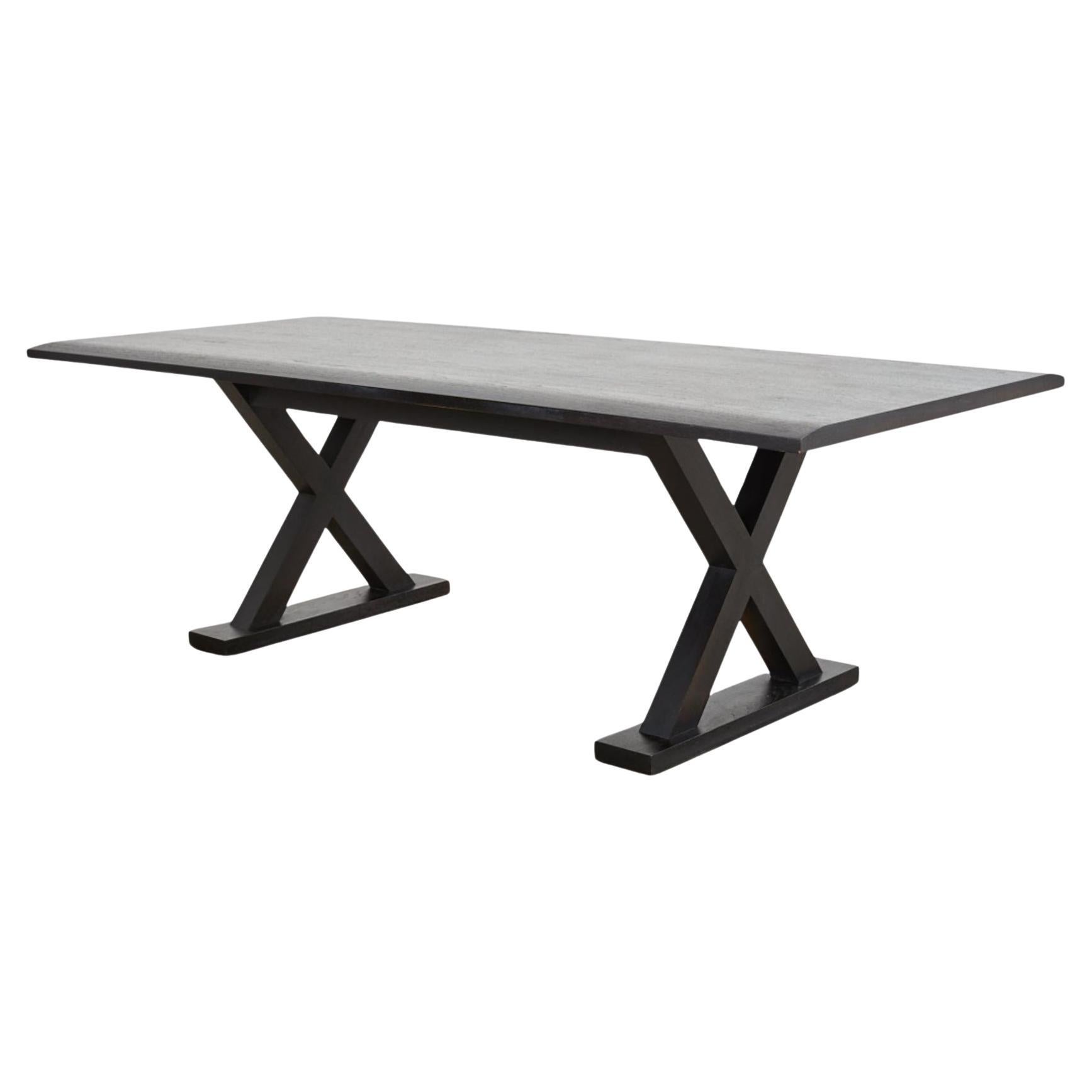 Christian Liaigre Ebonized Oak "Courier" Table - 10 feet