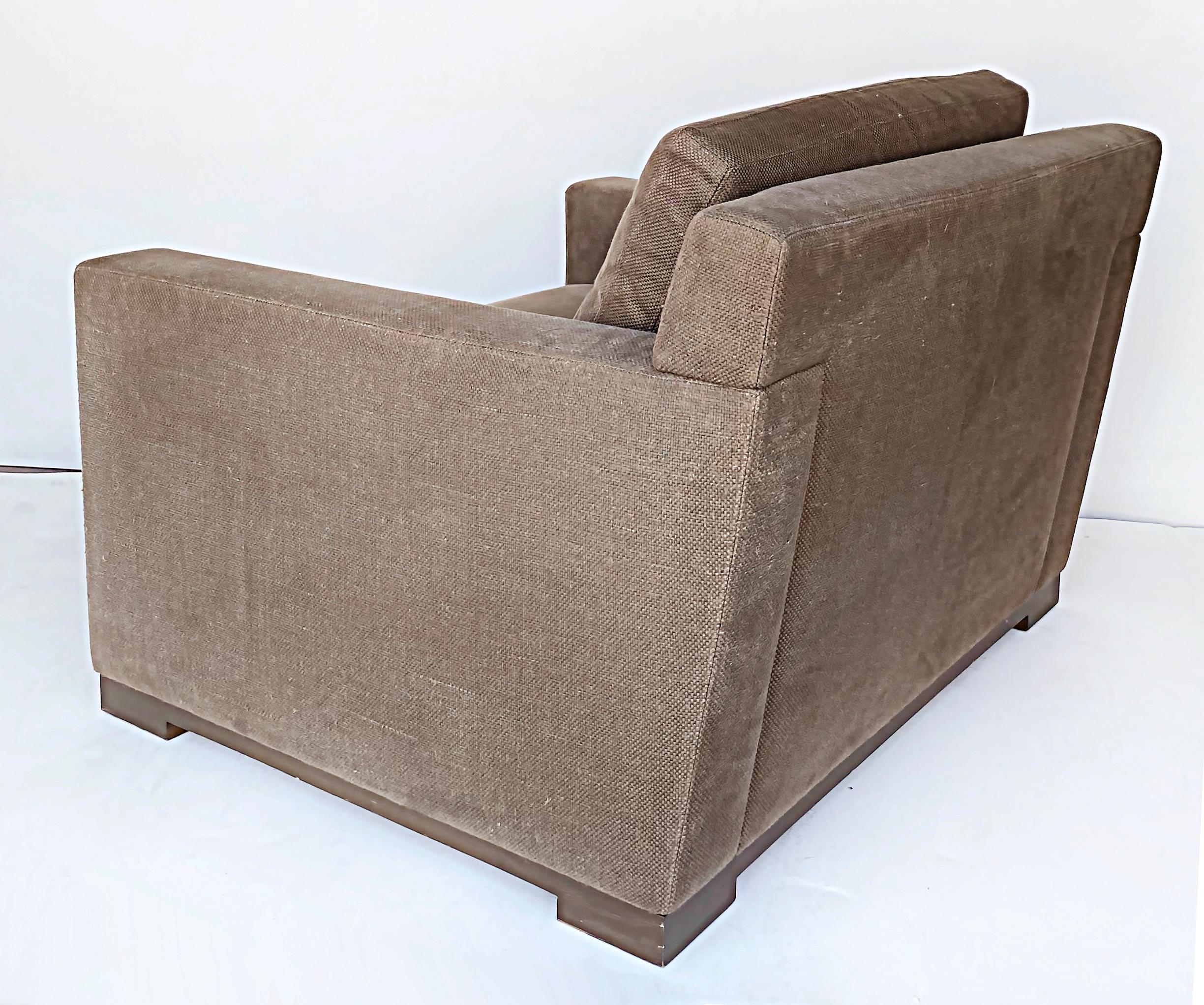 Christian Liaigre Écume Large Club Chair in Linen Upholstery 1