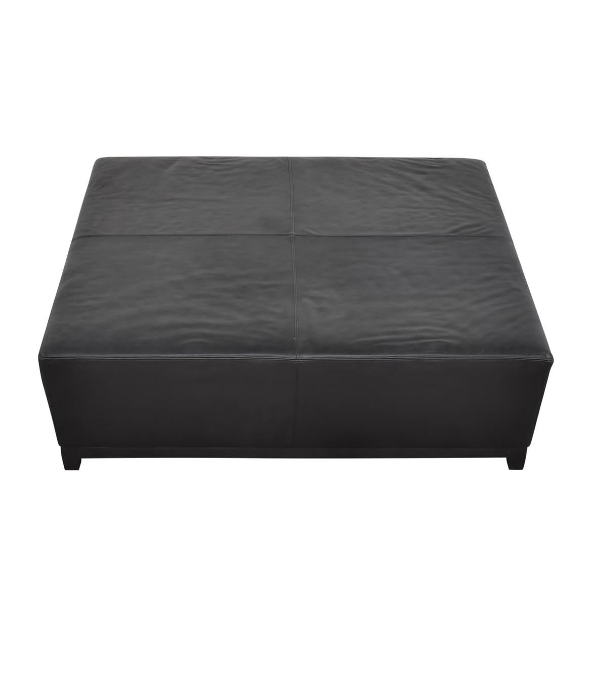 Presenting a huge seating or cocktail table option for home or office. Creamy black leather. Beautiful minimalist design by Christian Liaigre for A. Rudin. 


Located in Philadelphia 

Custom shipping quotes available 


For four generations, A.