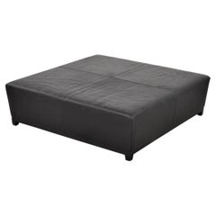 Used Christian Liaigre for Holly Hunt Square Leather Ottoman