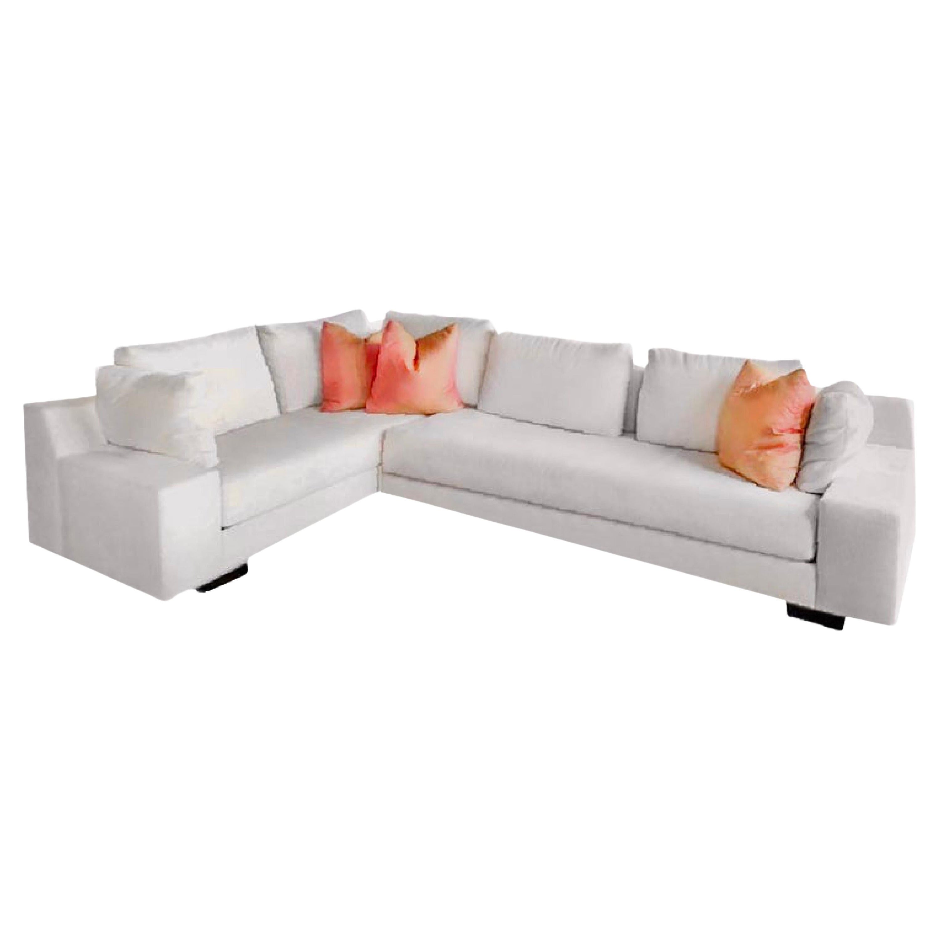 Christian Liaigre for Holly Hunt Augustin 3-piece Sectional Sofa, France, 2016.