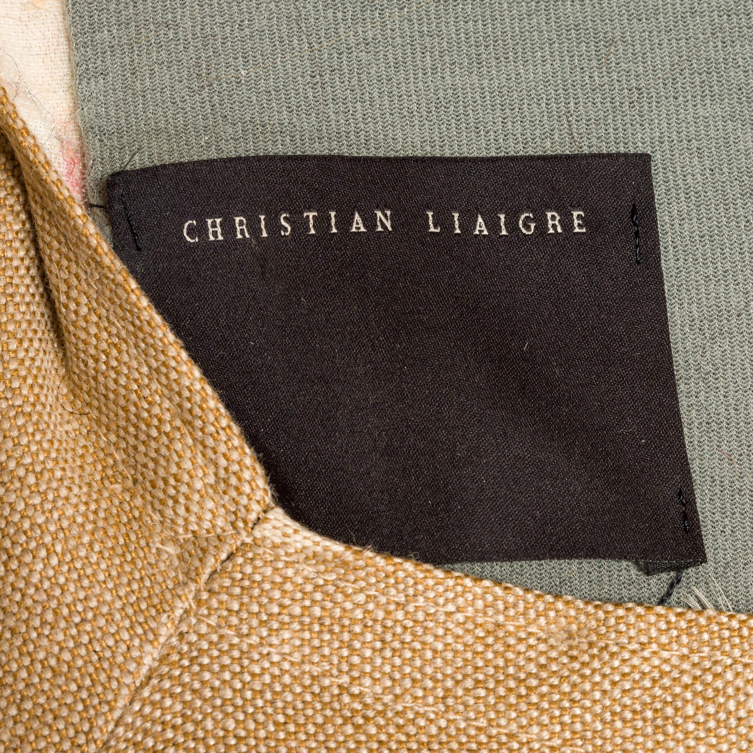 Christian Liaigre for Holly Hunt Basse Terra Beige Linen Slipcover Sofa For Sale 2