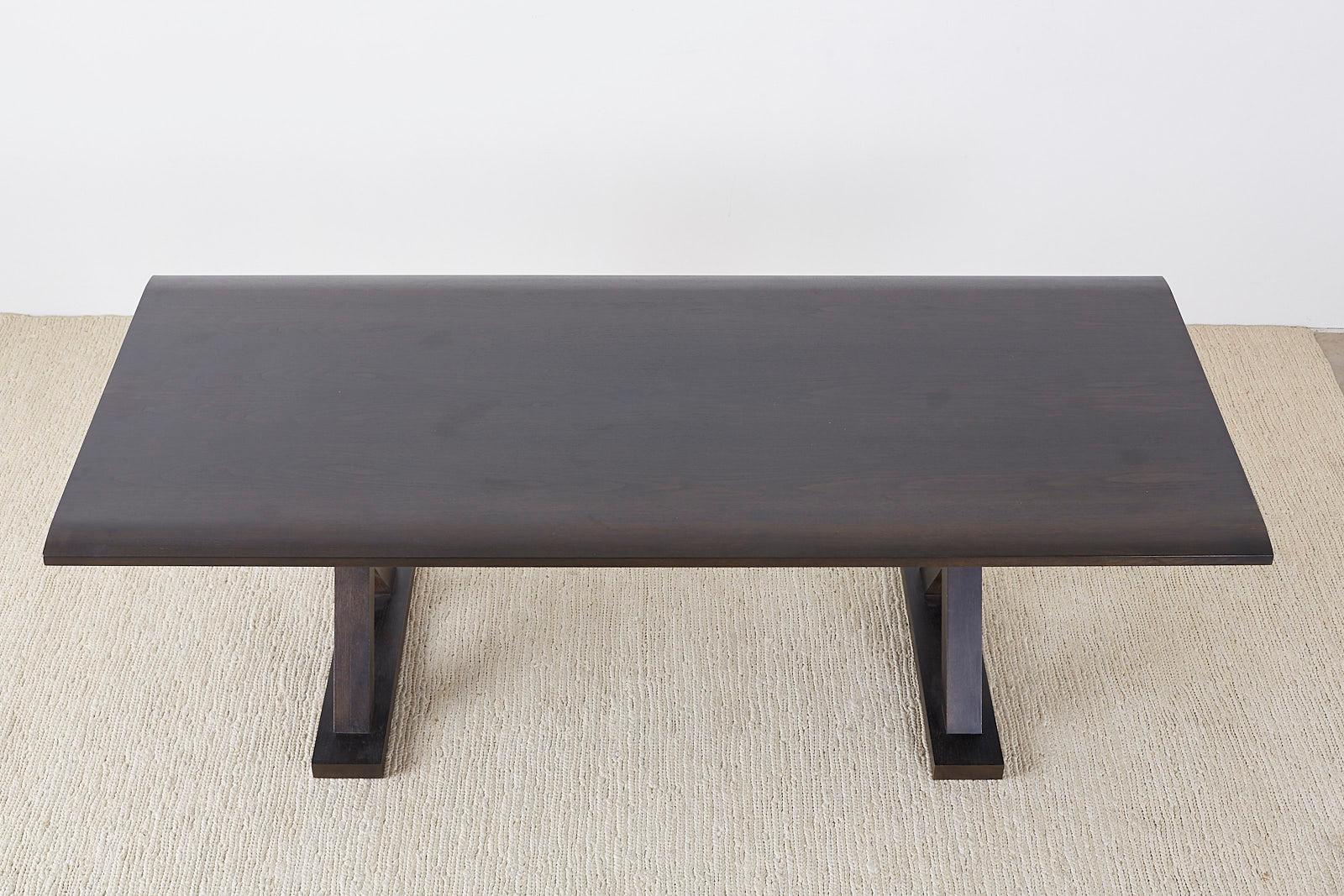 Walnut Christian Liaigre for Holly Hunt Courier Dining Table