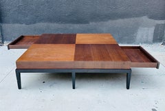 Christian Liaigre for Holly Hunt Large Square Coffee Table with Drawers