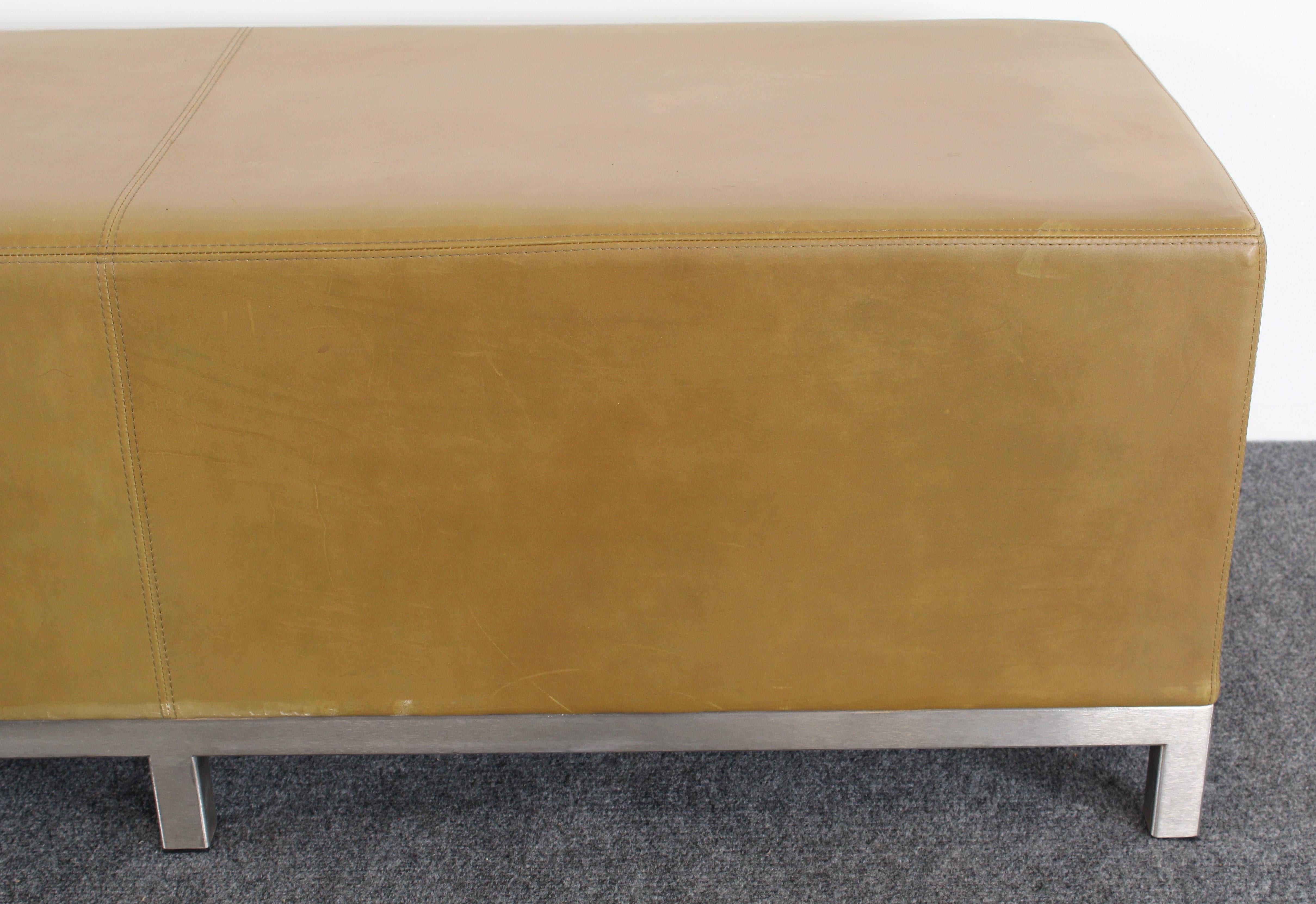 French Christian Liaigre Grume Bench for Holly Hunt, 2000s