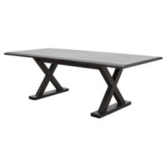 Used Christian Liaigre Holly Hunt Ebonized Oak Courier Dining Table