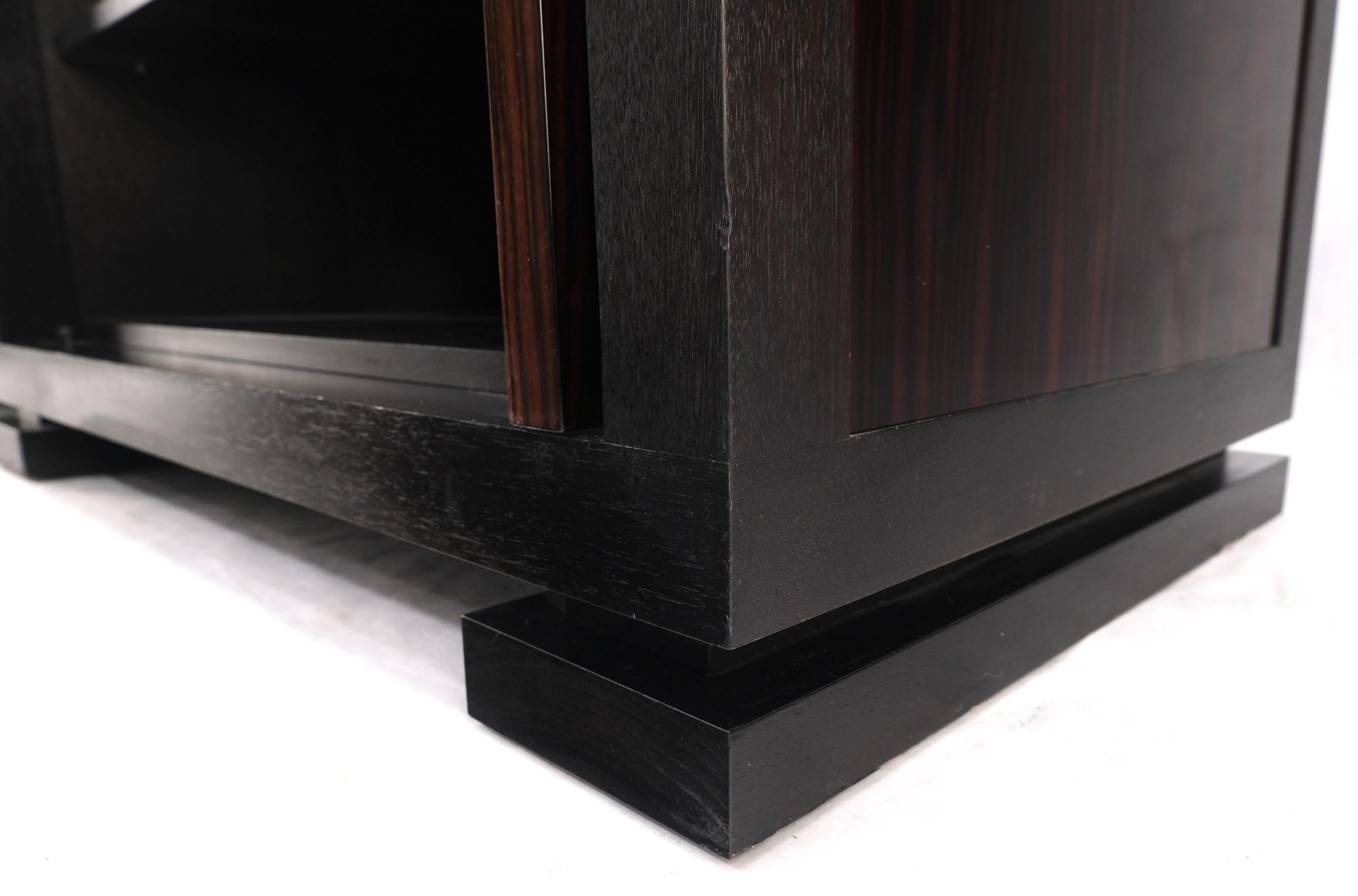 Christian Liaigre HolLY HUNT Credenza a 4 ante con finiture in legno di palissandro ebanizzato in vendita 8