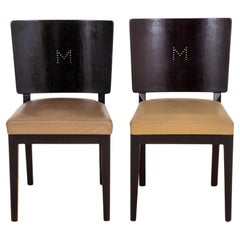 Vintage Christian Liaigre, Mercer Kitchen Dining Chairs, 2	Christian Liaigre, Mercer Kit
