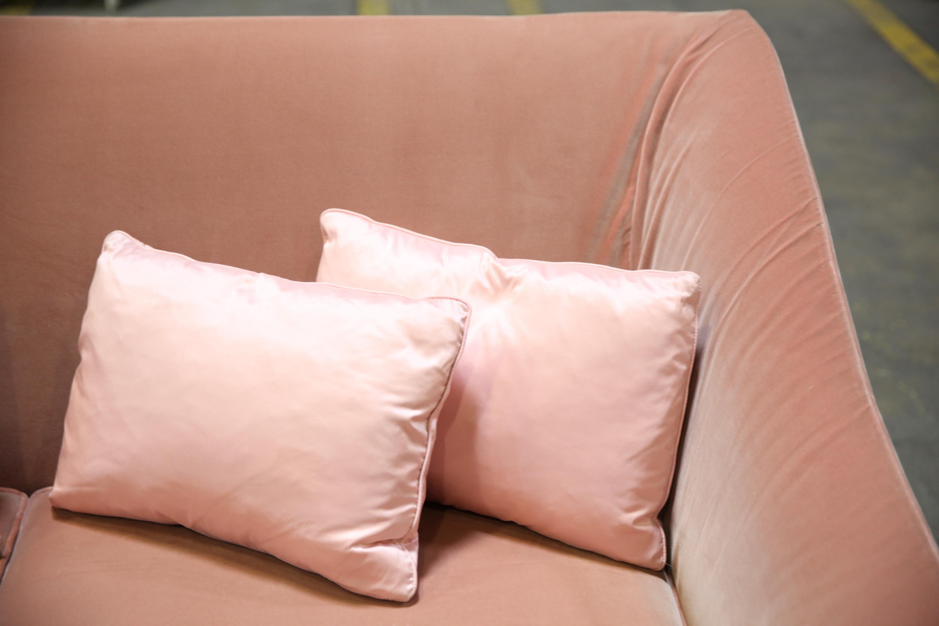 pink modern sofa