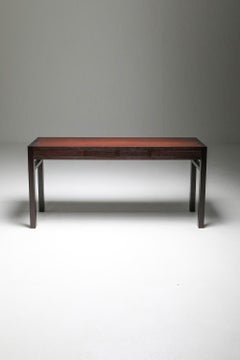 Christian Liaigre Mystere Console Table in Mahogany